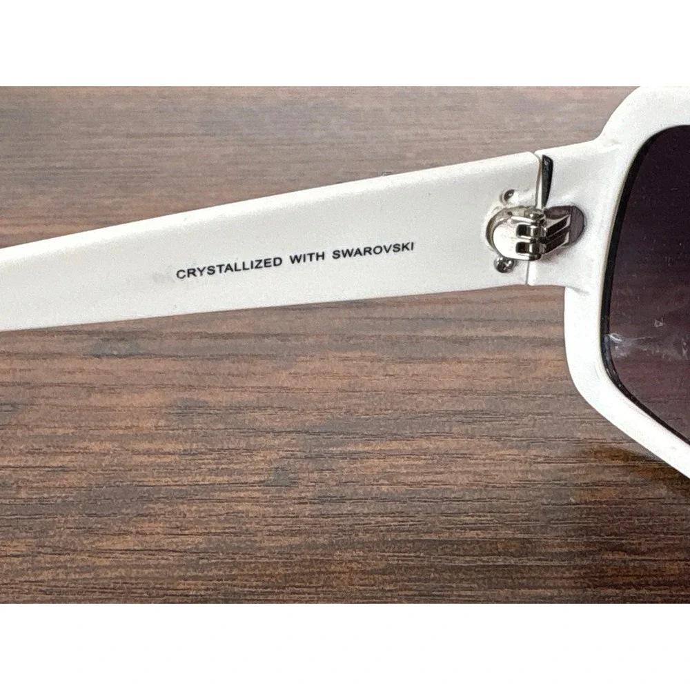 Jimmy Crystal New York GL907 C03 Swarovski Crystal Sunglasses White Black‎